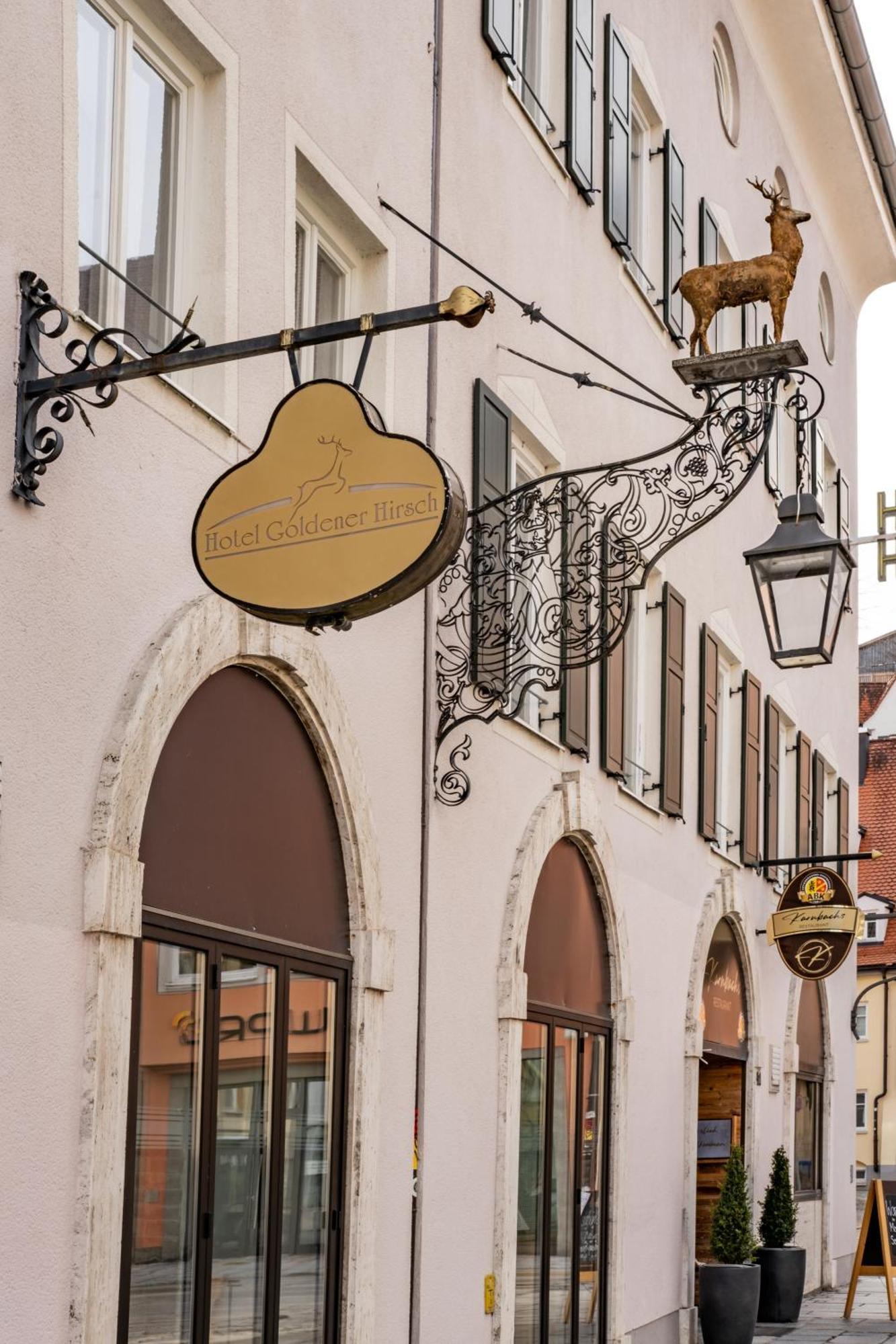 Hotel Goldener Hirsch Kaufbeuren Ngoại thất bức ảnh